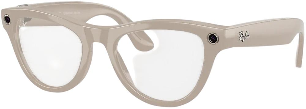 Óculos Inteligentes Meta Skyler (Gen 1) M 52 - 20mm (Transparente/Safira) - RAY - BAN