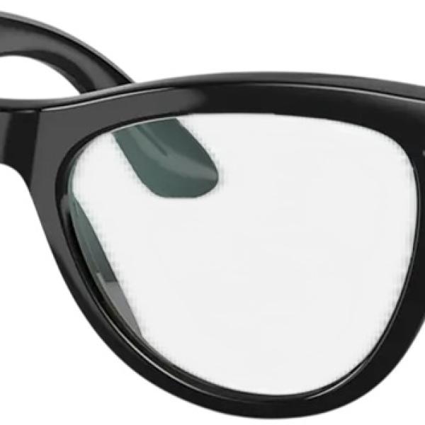 Óculos Inteligentes Meta Wayfarer (Gen 1) M 50 - 22mm (Transparente/Verde Grafite) - RAY - BAN