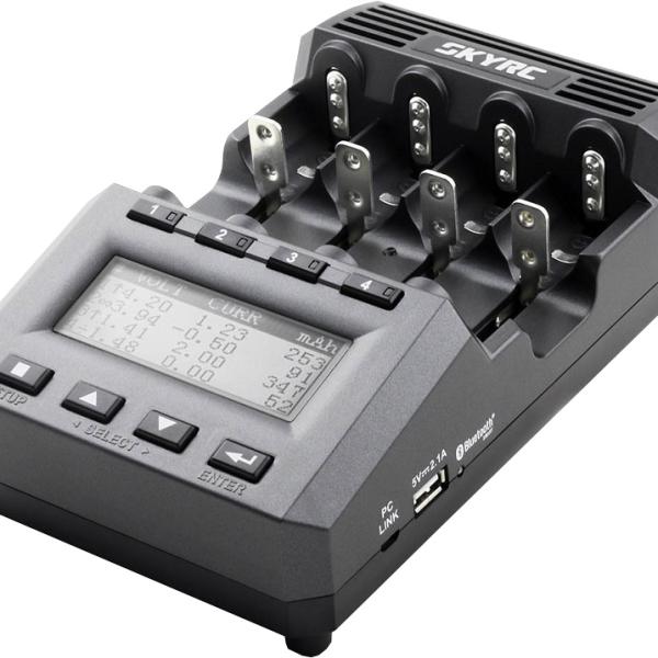 Carregador de Pilhas 4x AA/AAA c/ LCD - SKYRC