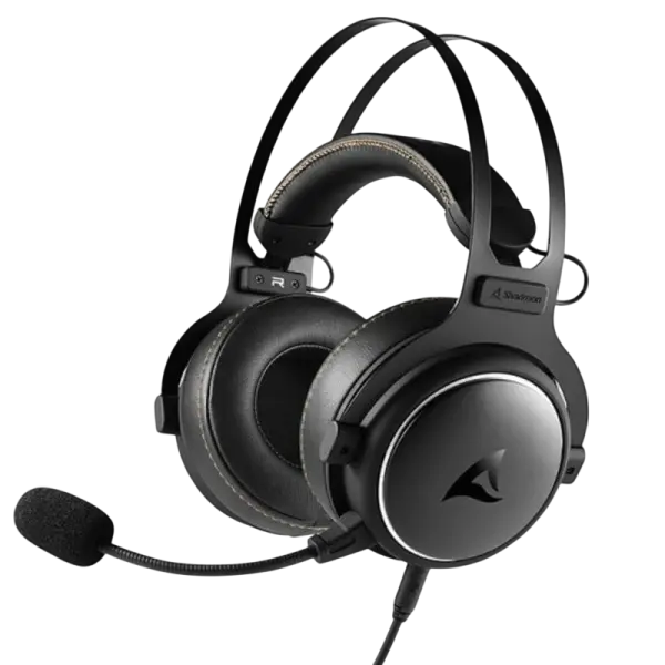 Auscultadores Headset Skiller SGH50 (Preto) - SHARKOON