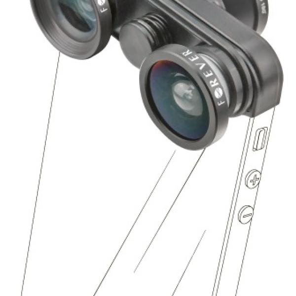 Lentes Adicionais 4 em 1 para iPhone 5