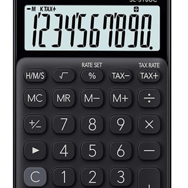 Calculadora de Bolso 10 Digitos (Preto) - CASIO