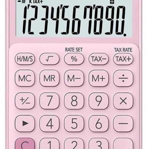 Calculadora de Bolso 10 Digitos (Rosa Claro) - CASIO