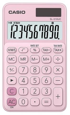 Calculadora de Bolso 10 Digitos (Rosa Claro) - CASIO