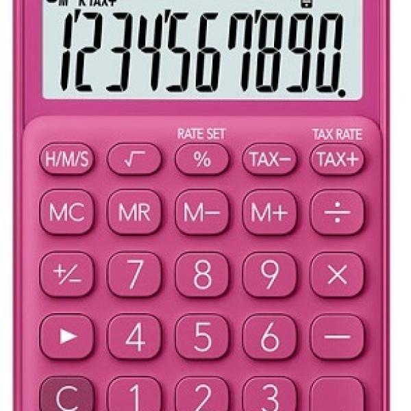 Calculadora de Bolso 10 Digitos (Rosa) - CASIO