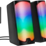 Colunas Tonos RGB 2.0 Canais 6W (Preto) - SPEEDLINK