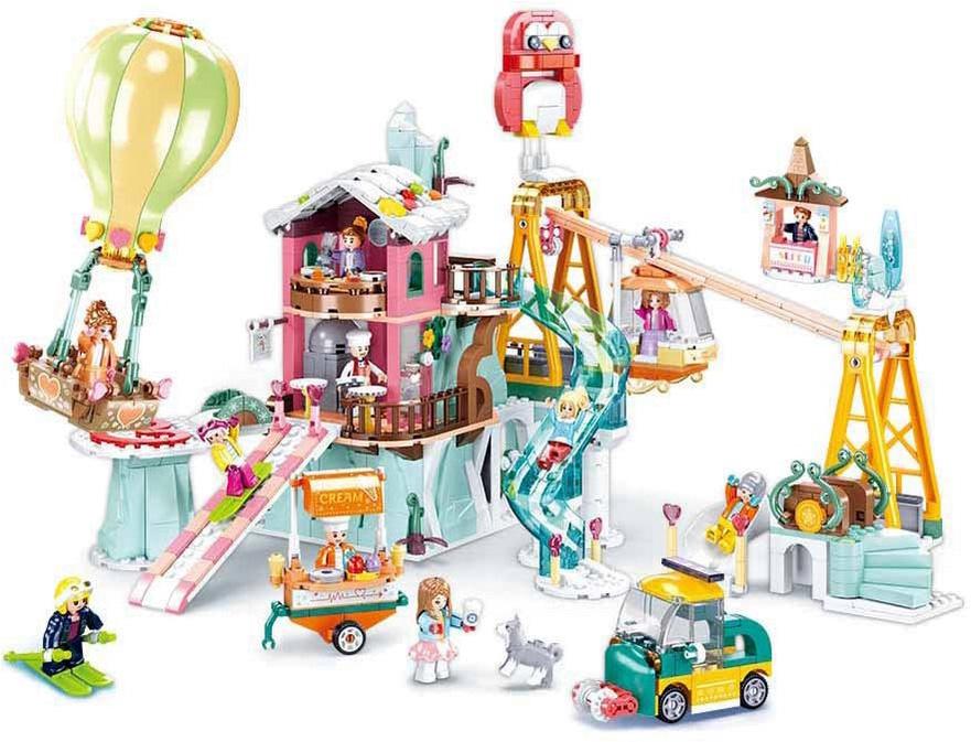 Girls Dream Winter Estância de Ski 1065 Pcs - SLUBAN