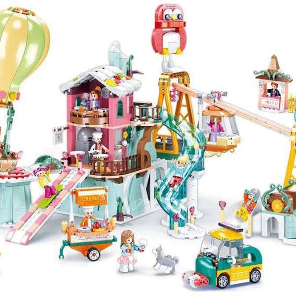 Girls Dream Winter Estância de Ski 1065 Pcs - SLUBAN