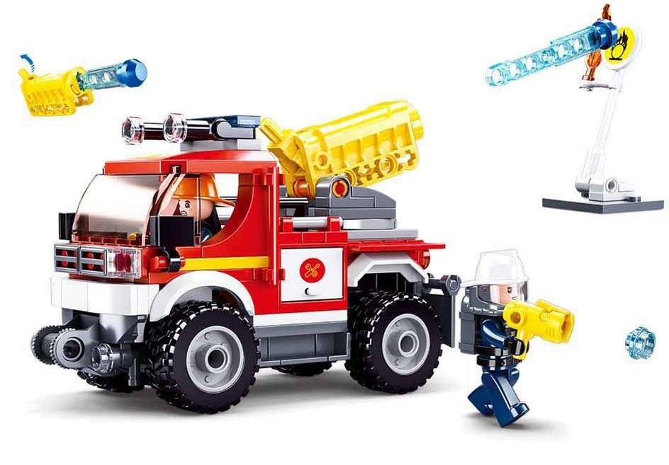 Fire Camião Combate Incêndio 192 Pcs - SLUBAN