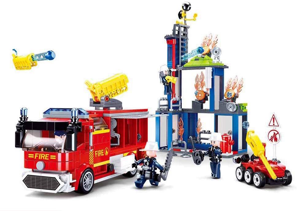 Fire Centro Combate a Incêndio 585 Pcs - SLUBAN