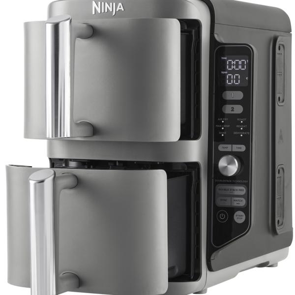 Fritadeira Air Fryer Double Stack XL 9,5L 2470W (Preto/Cinzento) - NINJA