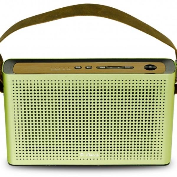 Coluna Portátil 50W c/ Leitor AUX e Bluetooth (Verde) - iDance