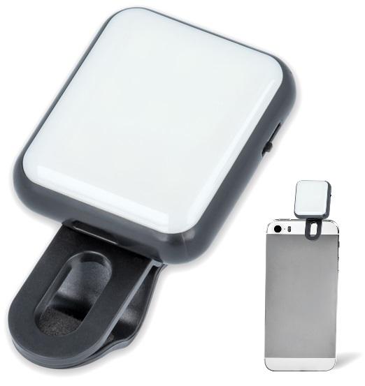 Flash LEDs Selfies Clip p/ Smartphones