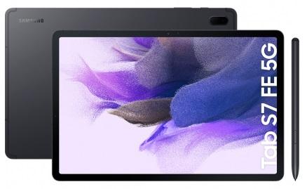Tablet Galaxy Tab S7 FE 12.4 4GB/64GB Wi - Fi+5G (Preto) - SAMSUNG