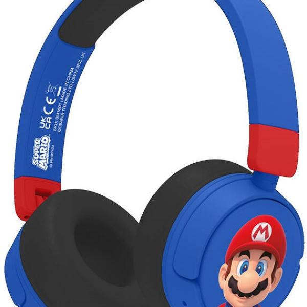Auscultadores Bluetooth Super Mario (Azul) - OTL TECHNOLOGIES