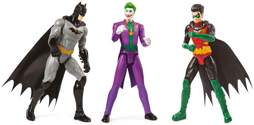 Batman DC Figura 30 cm Pack de 3 - SPIN MASTER