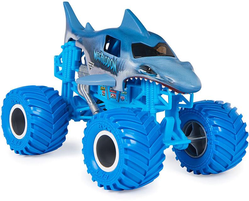 Veículo Die Cast Megalodon escuro 1:24 - SPIN MASTER