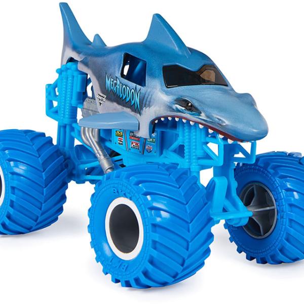 Veículo Die Cast Megalodon escuro 1:24 - SPIN MASTER