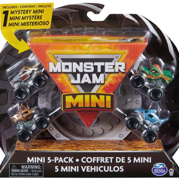 Mini Pack 5 Veículos 1 Surpresa - SPIN MASTER
