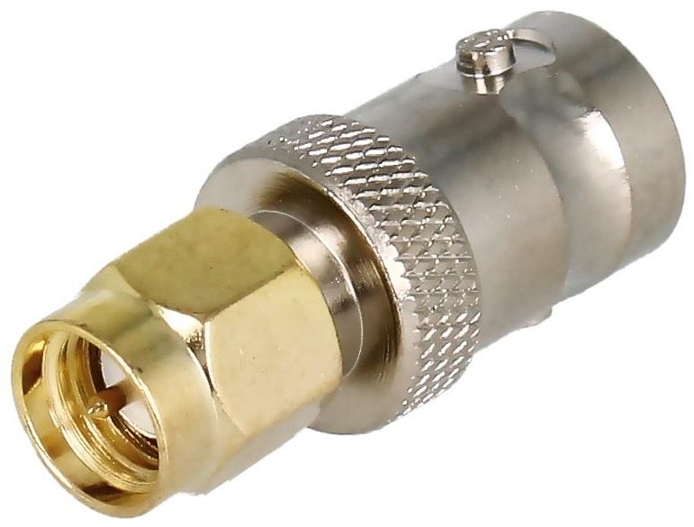 Ficha Adaptadora BNC Femea - SMA Macho