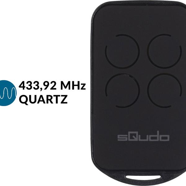 Comando Garagem Multi Frequência Auto - Ajustável p/ Frequências QUARTZ e 433,92 MHz - SQUDO