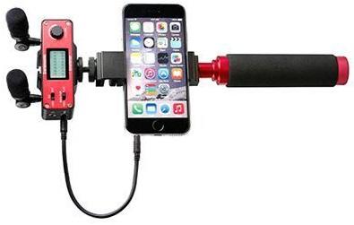 Misturador de Áudio p/IOS e Android (Vermelho) - SARAMONIC