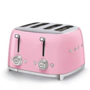 Smeg Torradeira TSF03PKEU Rosa — Recondicionada