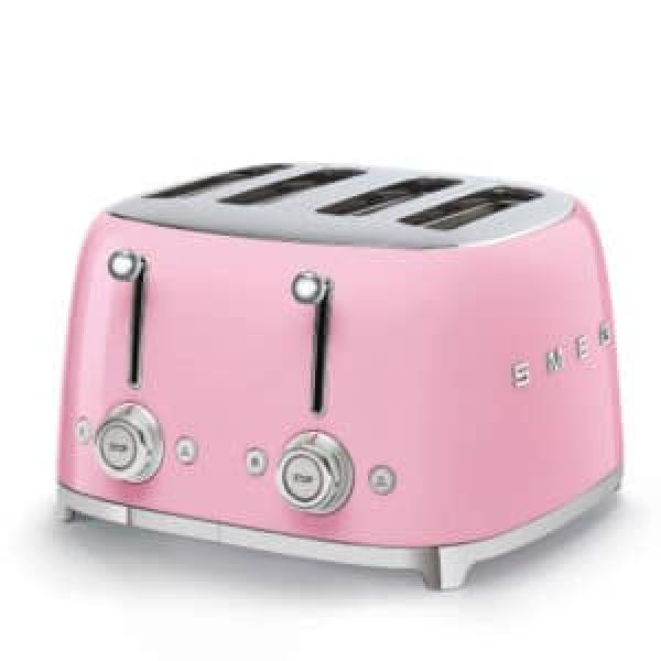 Smeg Torradeira TSF03PKEU Rosa — Recondicionada
