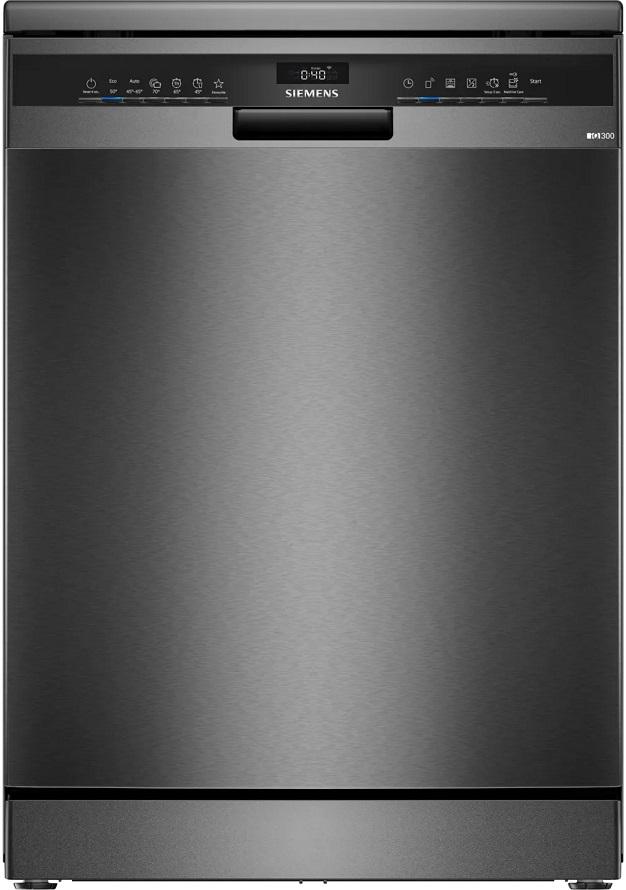 Máquina de Lavar Loiça iQ300 SN23EC03ME 14 Conjuntos (Preto/Inox) - SIEMENS