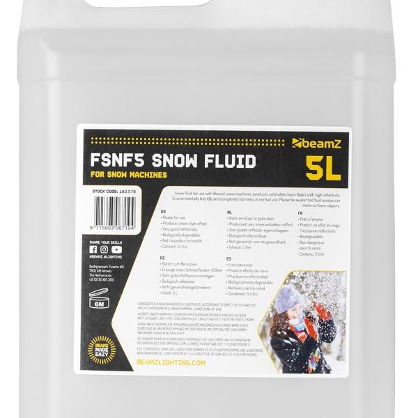 Liquido 5L p/ Máquinas de Neve (FSNF5) - beamZ