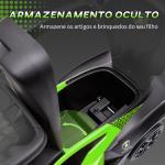2 em 1 Carro Andador para Crianças 12 - 36 Meses Lamborghini Essenza SCV2 Carro Andador com Buzina Guiador e Grade de Segurança Removível 86,5x40x89,5cm Verde e Preto