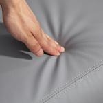 Poltrona de Massagem Reclinável com Controlo Remoto 2 Áreas de Massagem 8 Programas 5 Níveis 68x88x98 cm Cinzento