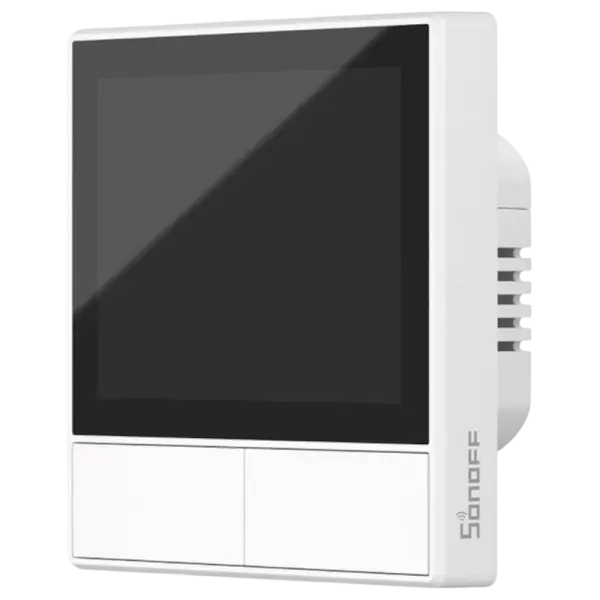 Ecrã Táctil Multifuncional HMI Inteligente Wi - Fi c/ Interruptor (2 Canais) Branco - Sonoff NSPanel