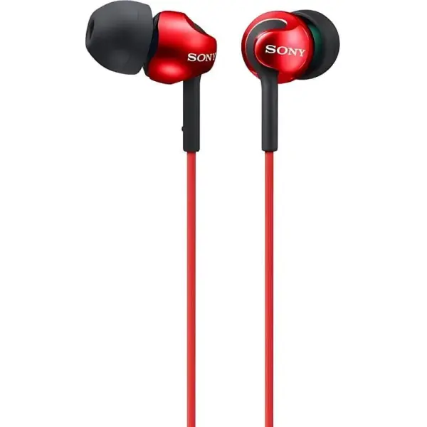 Auriculares EX110AP c/ Fios (Vermelho) - SONY