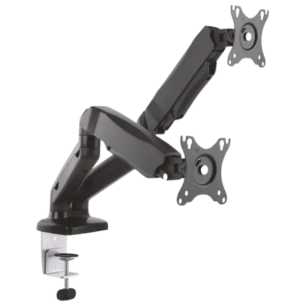 Suporte de Mesa p/ 2x Monitores 13 - 27 Preto - AISENS