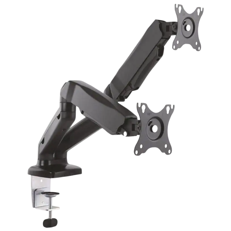 Suporte de Mesa p/ 2x Monitores 13 - 27 Preto - AISENS