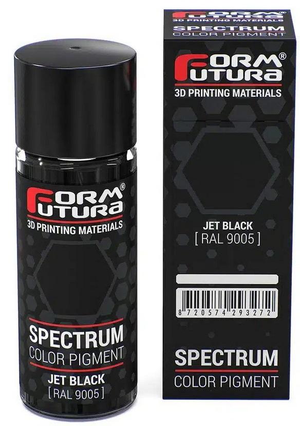 Pigmento p/ Resina Spectrum LCD 25gr (Preto RAL 9005) - FORMFUTURA