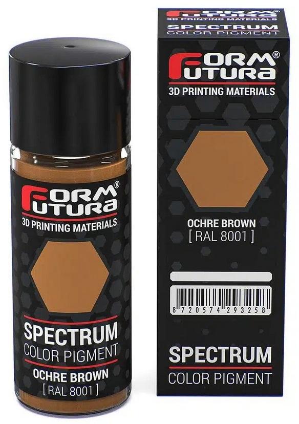 Pigmento p/ Resina Spectrum LCD 25gr (Castanho Ocre RAL 8001) - FORMFUTURA