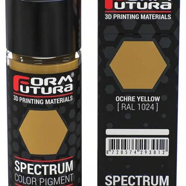 Pigmento p/ Resina Spectrum LCD 25gr (Amarelo Ocre RAL 1024) - FORMFUTURA