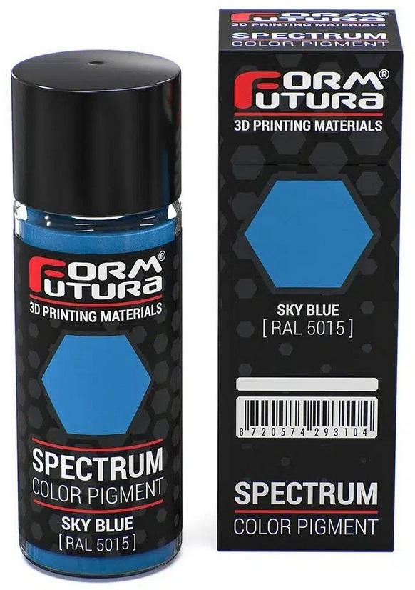 Pigmento p/ Resina Spectrum LCD 25gr (Azul Céu RAL 5015) - FORMFUTURA