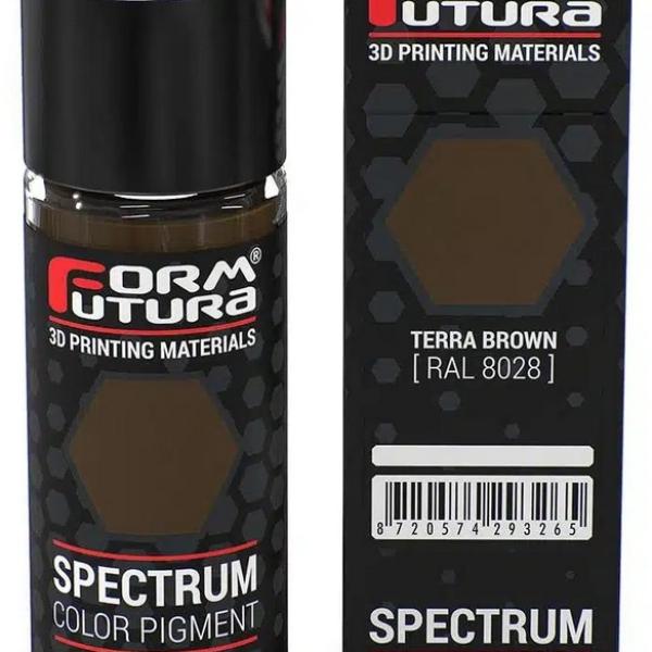 Pigmento p/ Resina Spectrum LCD 25gr (Castanho Terra RAL 8028) - FORMFUTURA