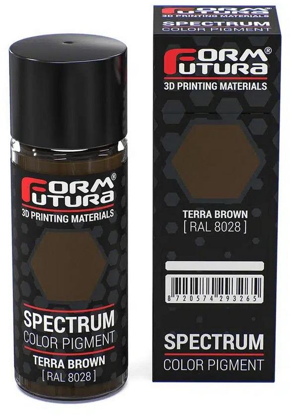 Pigmento p/ Resina Spectrum LCD 25gr (Castanho Terra RAL 8028) - FORMFUTURA