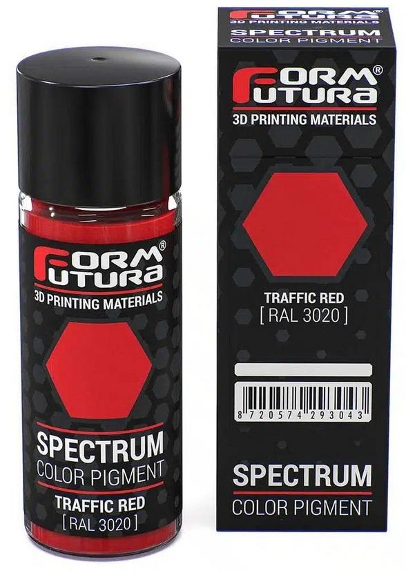 Pigmento p/ Resina Spectrum LCD 25gr (Traffic Red RAL 3020) - FORMFUTURA