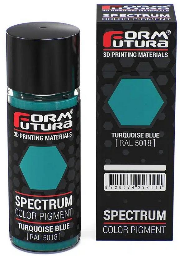 Pigmento p/ Resina Spectrum LCD 25gr (Azul Turquesa RAL 5018) - FORMFUTURA
