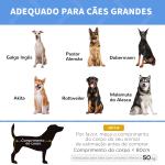 Cama para Animais de Estimação Cama Elevada para Cães Gatos com Tecido Transpirável para Dormir Relaxar Exterior Jardim Terraço 122x92x23cm Marrom