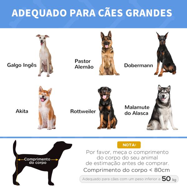 Cama para Animais de Estimação Cama Elevada para Cães Gatos com Tecido Transpirável para Dormir Relaxar Exterior Jardim Terraço 122x92x23cm Marrom