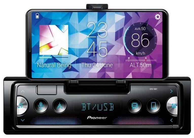 Auto Rádio RDS AM/FM 4x 50W MOSFET RDS USB/BLUETOOTH Android/iPhone - Pioneer