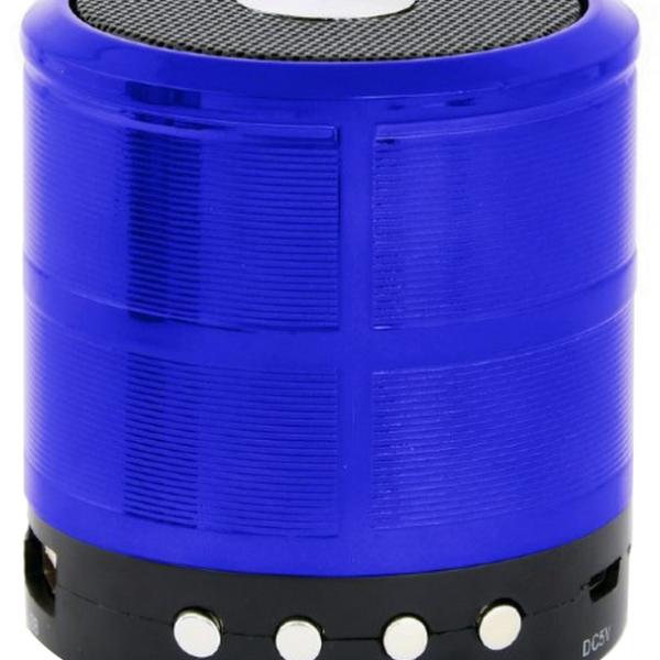 Coluna Mini Portátil Bluetooth (Azul) - GEMBIRD