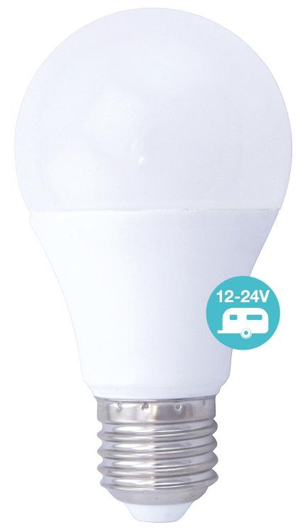 Lampada LED E27 A60 12/24V 10W Branco Q. 3000K 950Lm