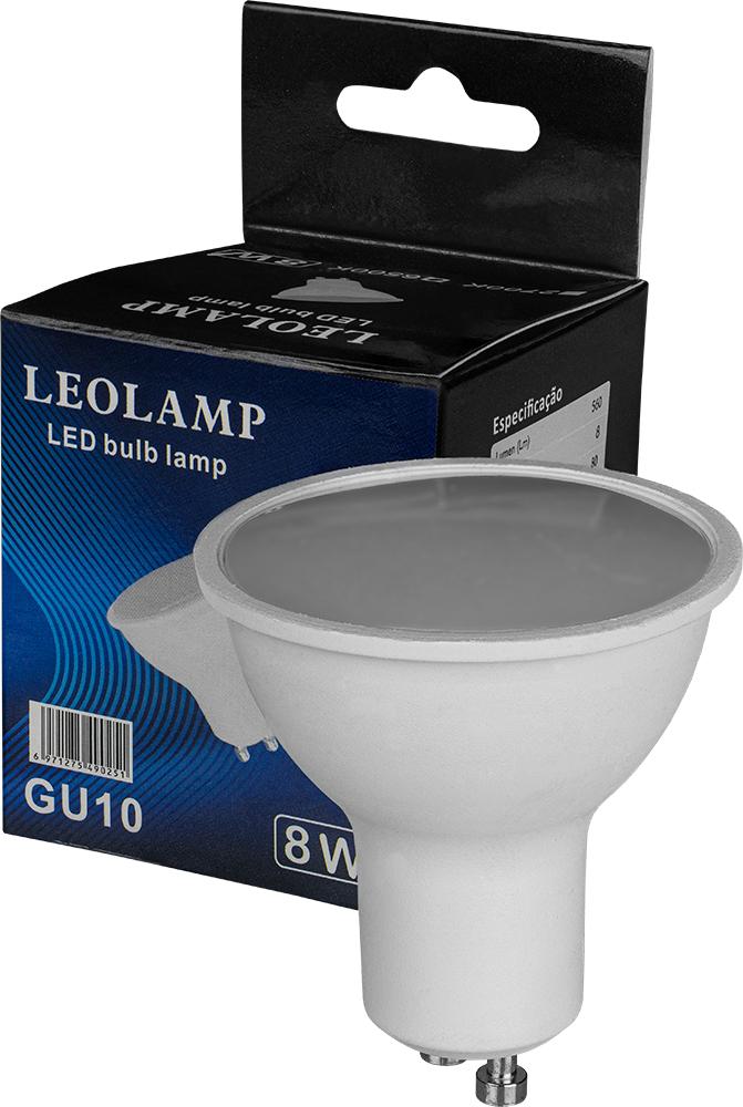 Lampada LED Dimável 220V GU10 8W Branco F. 6000K 800Lm